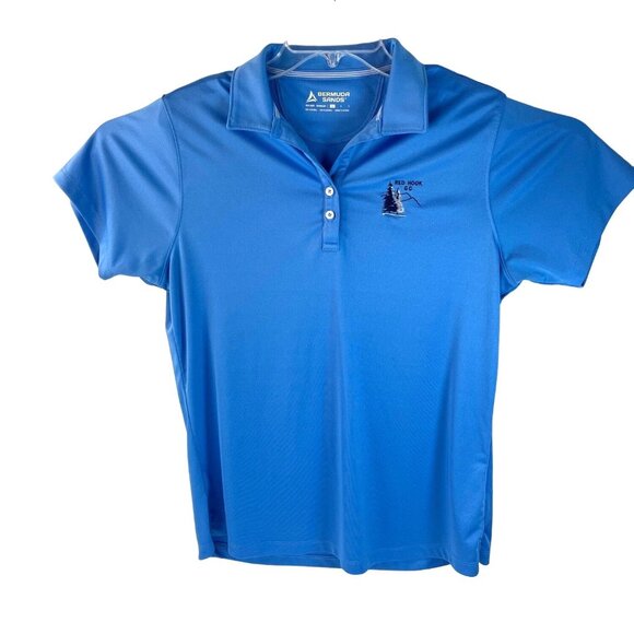 Golf Polo Shirt Blue X-Large Bermuda Sands 34d - Picture 1 of 8